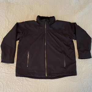 Lands End Extreme Squall Jacket - Men's XXL - Black - Thermolite Waterproof